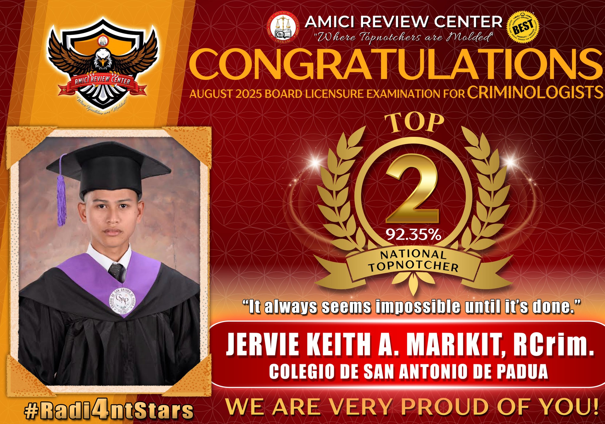 Amici Review Center added a new photo. - Amici Review Center