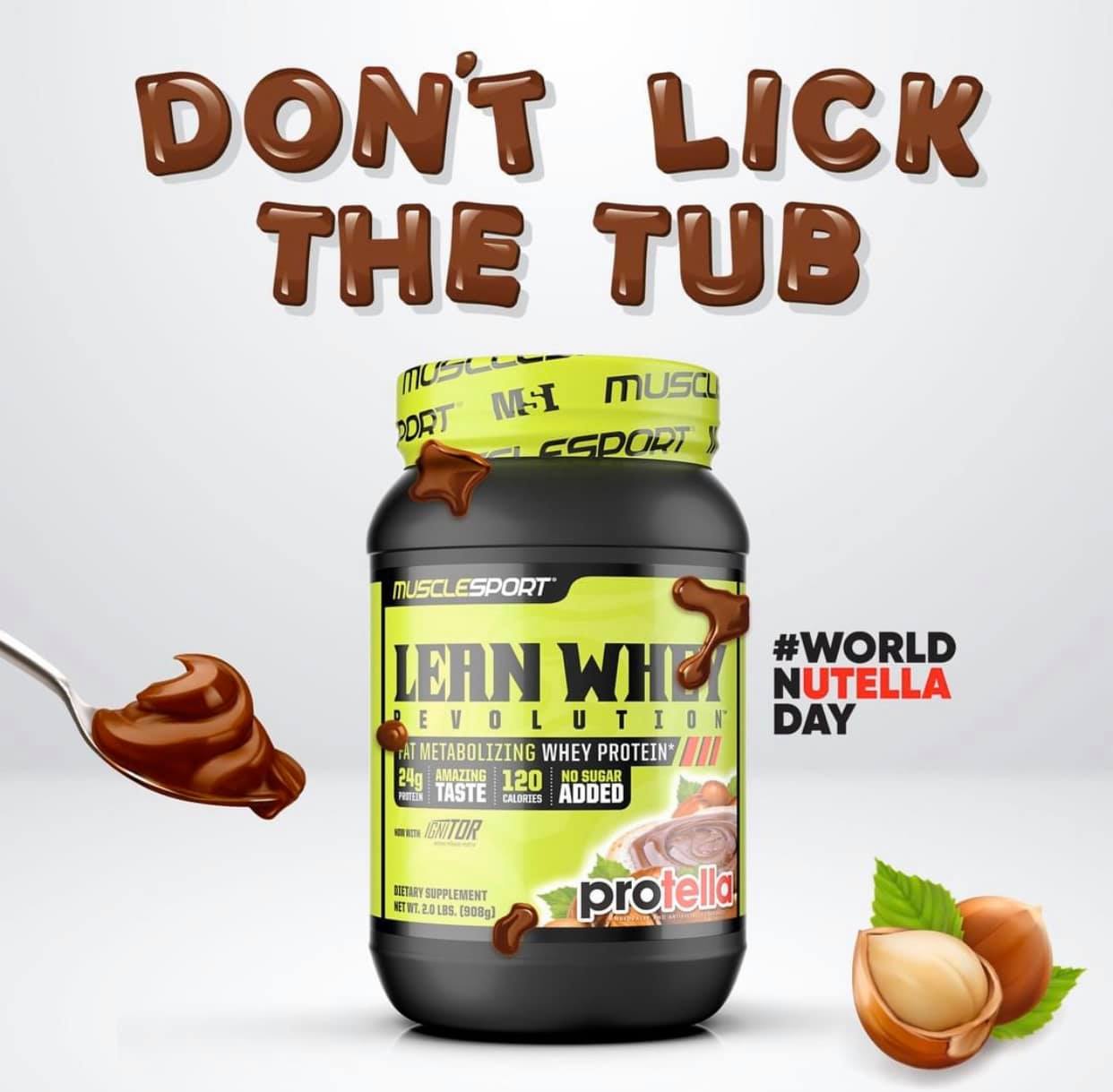 Sgt.Supps - PROTELLA LEAN WHEY!! 🌰 🍫 This protein packs...