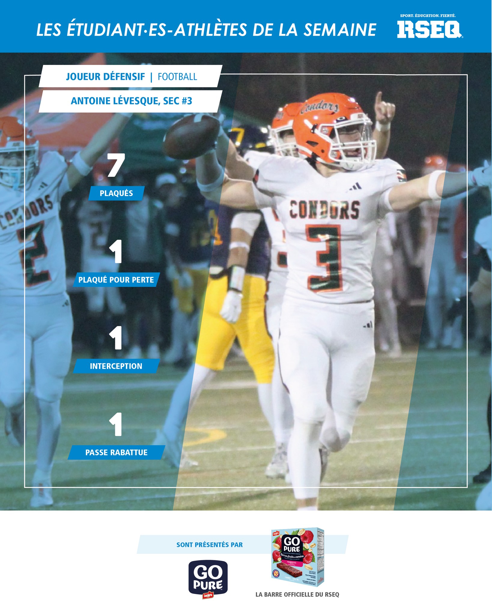 RSEQ - FOOTBALL SCOLAIRE Voici les étudiant·es-athlètes... | Facebook