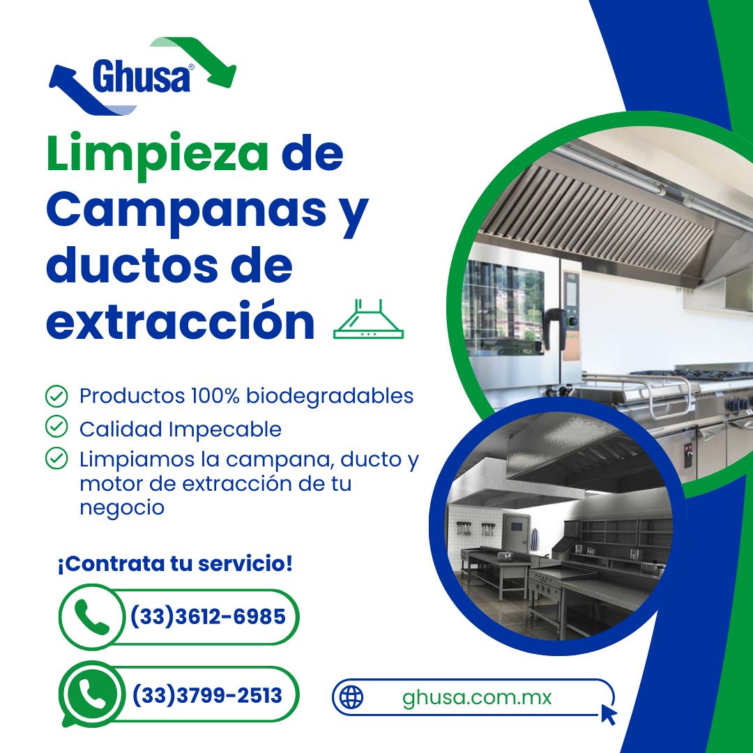 Ghusa - 🧼 LIMPIEZA DE CAMPANAS Y DUCTOS DE EXTRACCIÓN En Ghusa, nos ...