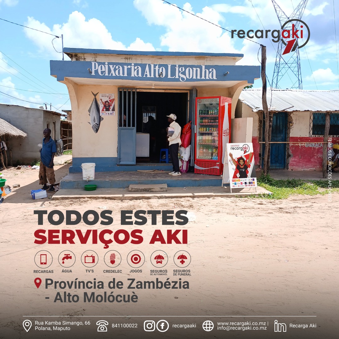 RecargaAki | Maputo