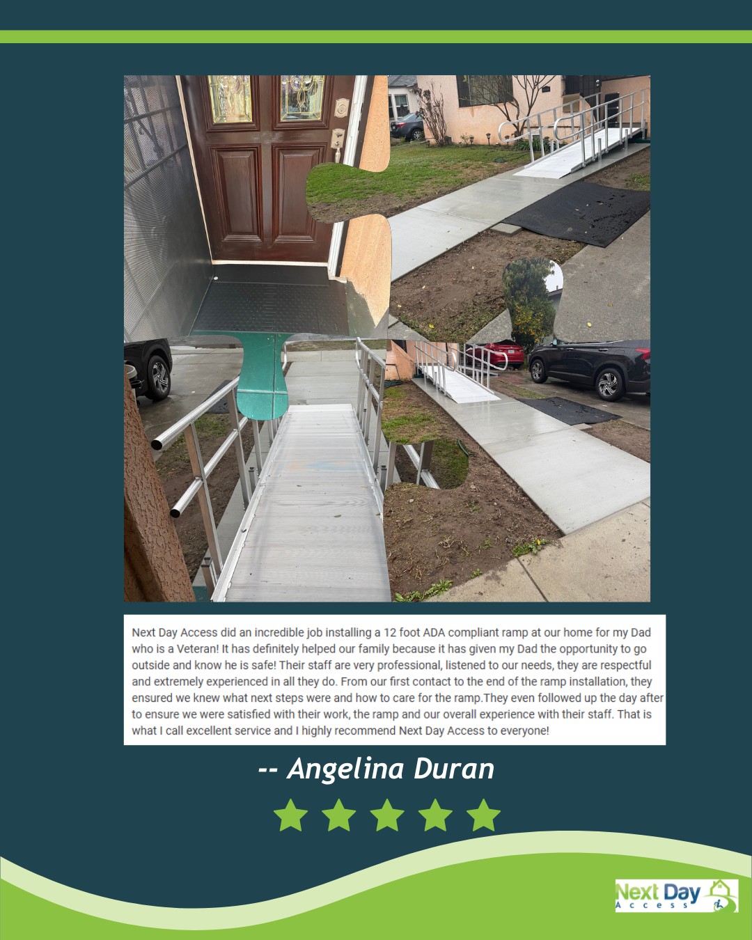 Next - We recently installed a 12-foot ADA-compliant ramp for a local ...