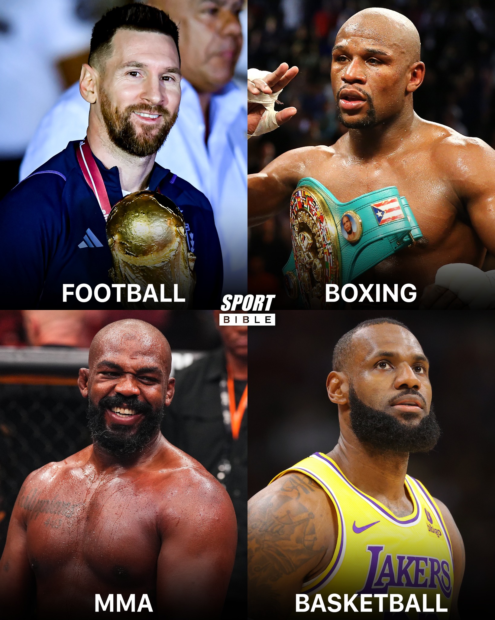 SPORTbible - Name the GOAT for each of these sports 🤔 | Facebook