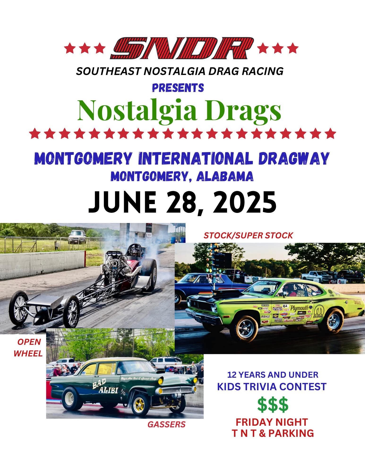 Southeast Nostalgia Drag Racing Assoc. GASSERS!