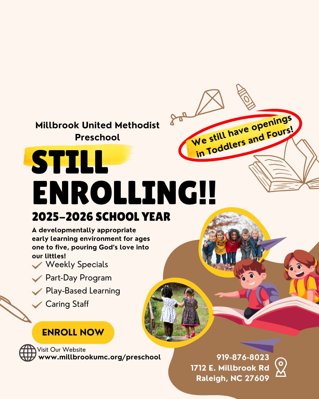 The preschool still... - Millbrook United Methodist Church | Facebook
