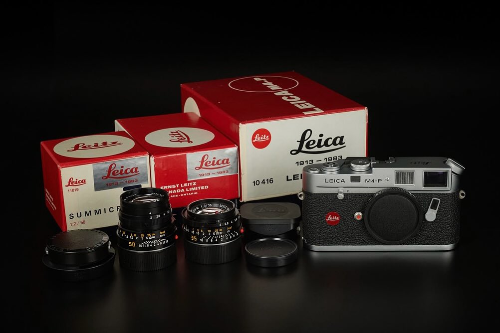 The Leica M4-P “1913-1983” set celebrates the 70th anniversary of