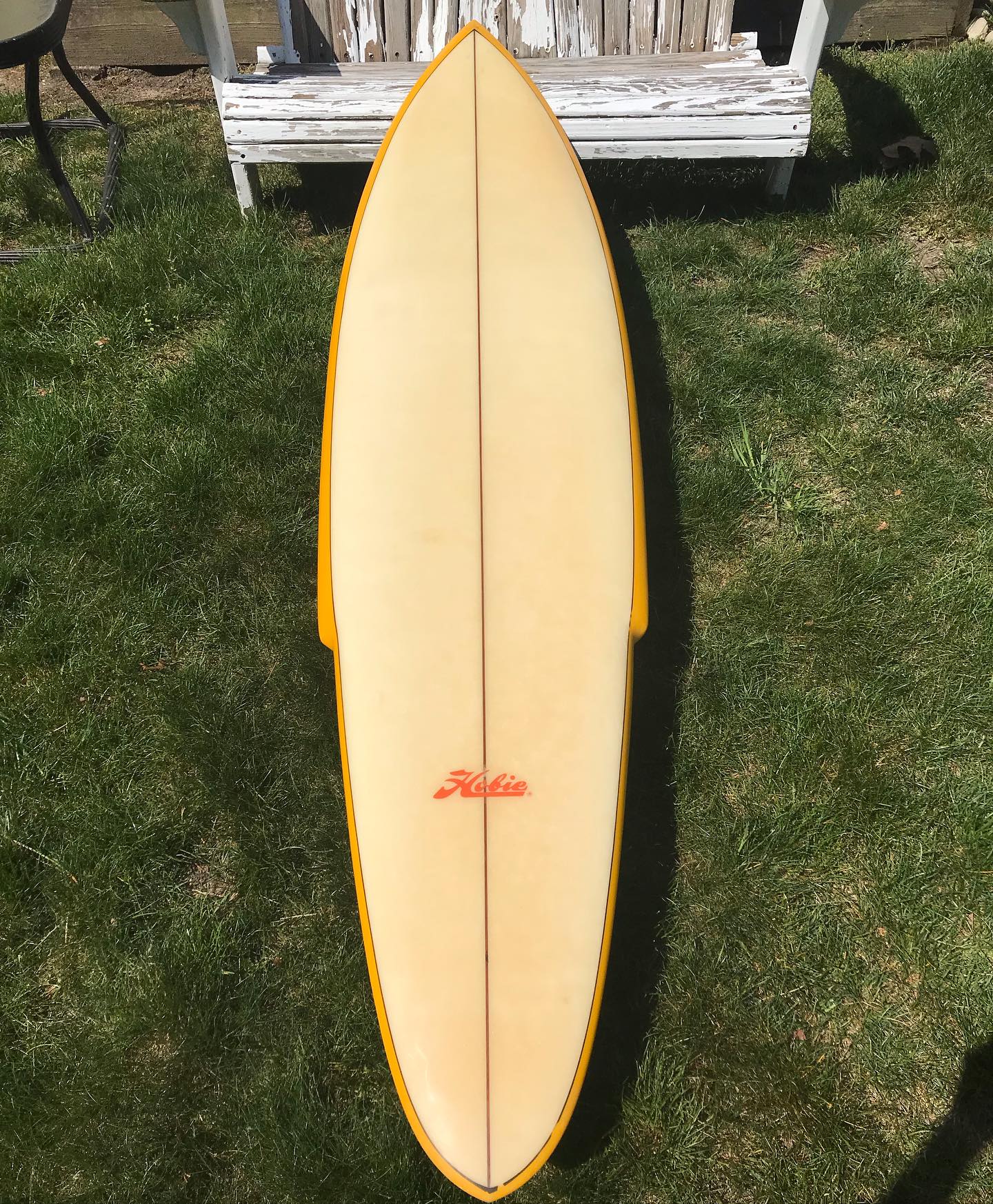 1970s Hobie Stinger surfboard at Beach House