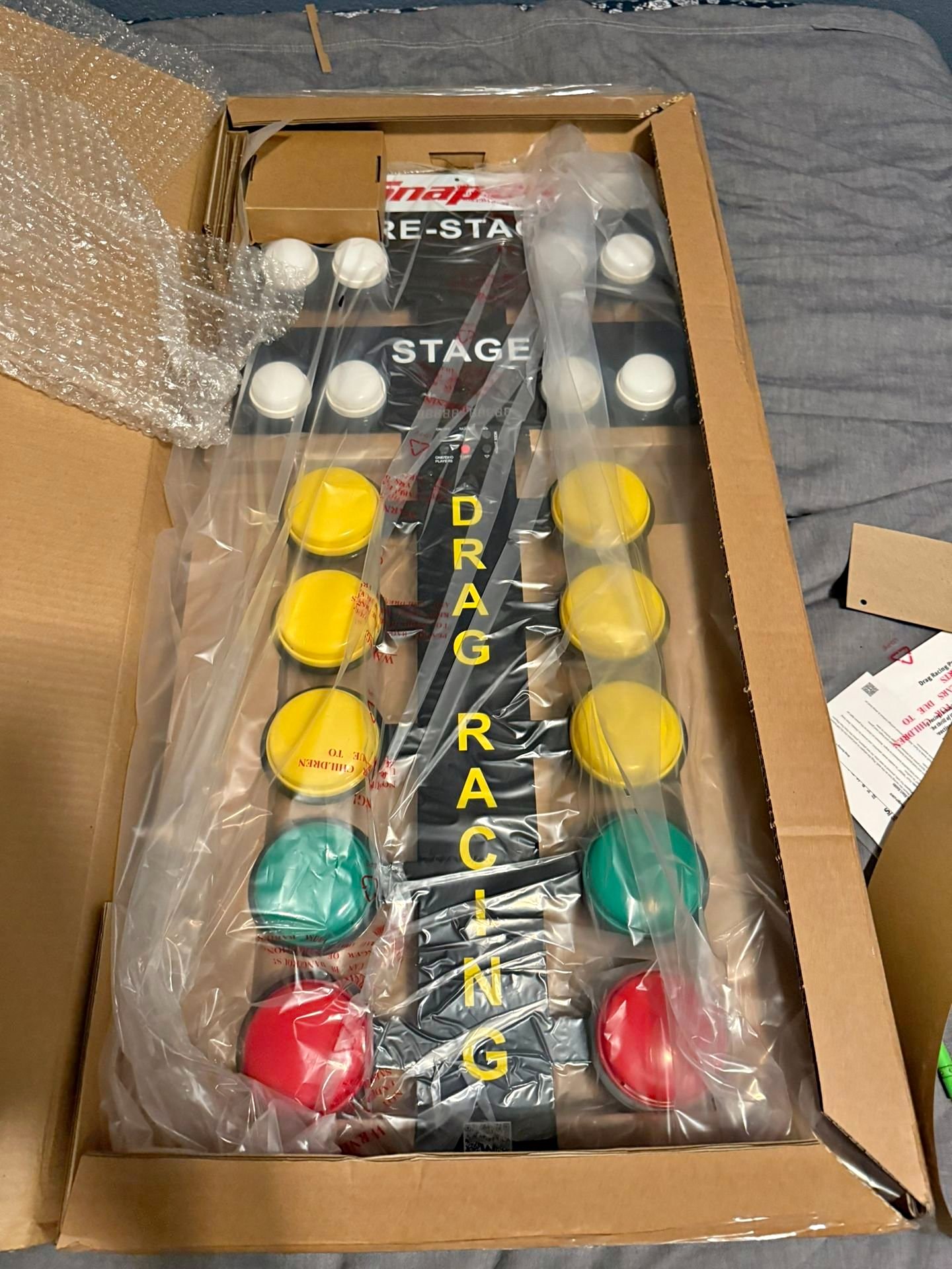 Snap-On NHRA DRAG RACE Type 3’ Racing Practice Tree Light Bar Game ...