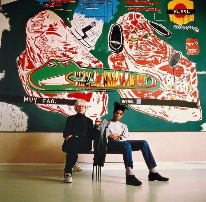 Andy Warhol x Jean-Michel Basquiat #warhol #basquiat