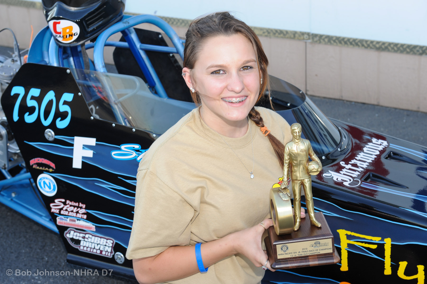 NHRA - 2010 NHRA D7 Jr Finals--Shelby Eberwein, won the 2010 race of ...