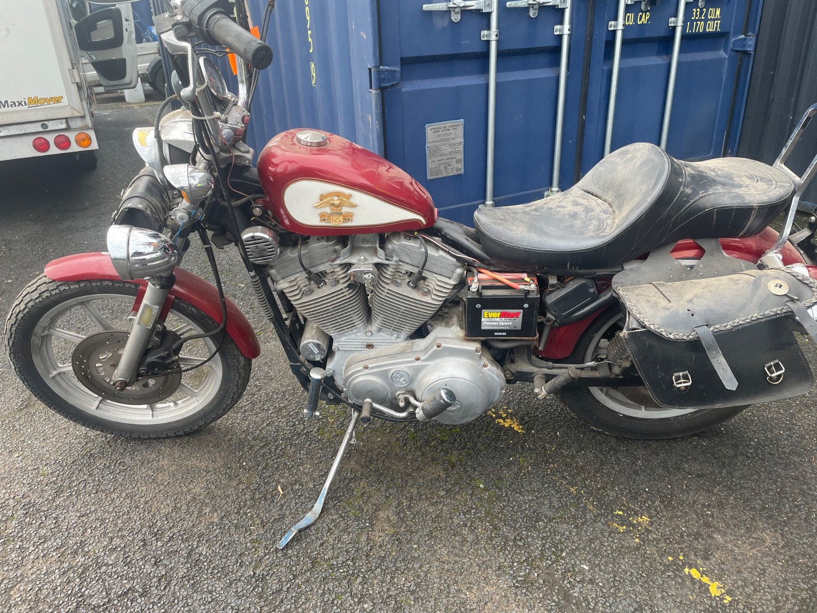 Check out this 1987 Harley Davidson Sportster 883 Classic