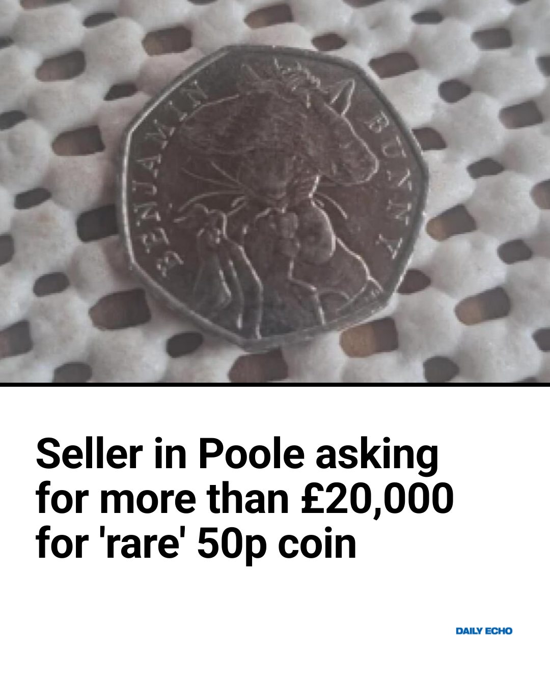 The 2017 Benjamin Bunny coin,... - Bournemouth Daily Echo | Facebook