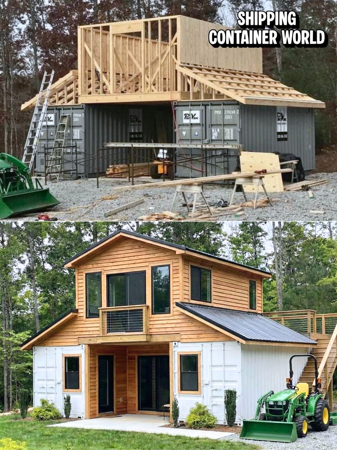 Shipping - 2x 20ft Containers + 1 Custom Loft. The perfect homestead ...