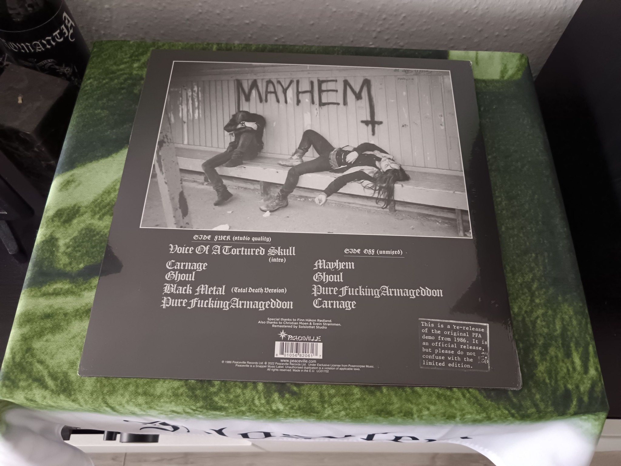 MAYHEM - Pure Fucking Armageddon white vinyl LP (Peaceville, 2024)