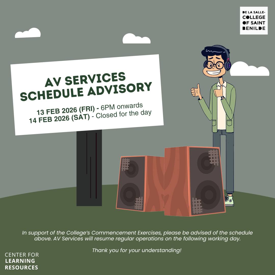 🎓 Heads up, Benildeans! In support of the Commencement Exercises ...