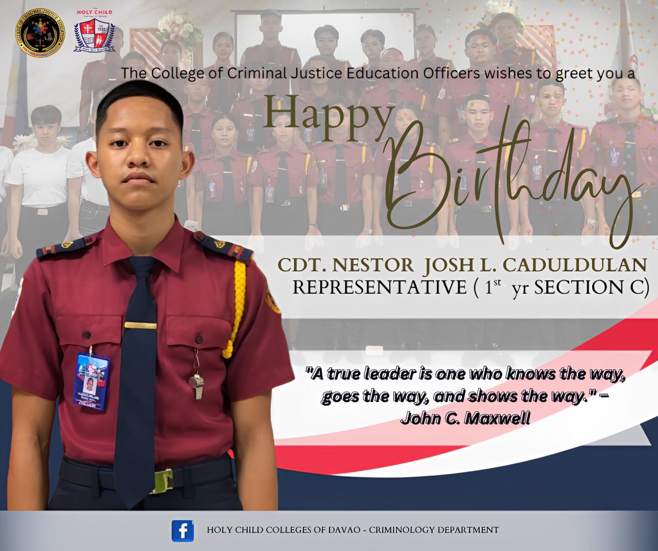 HOLY... - HOLY CHILD College of DAVAO - Criminology Department