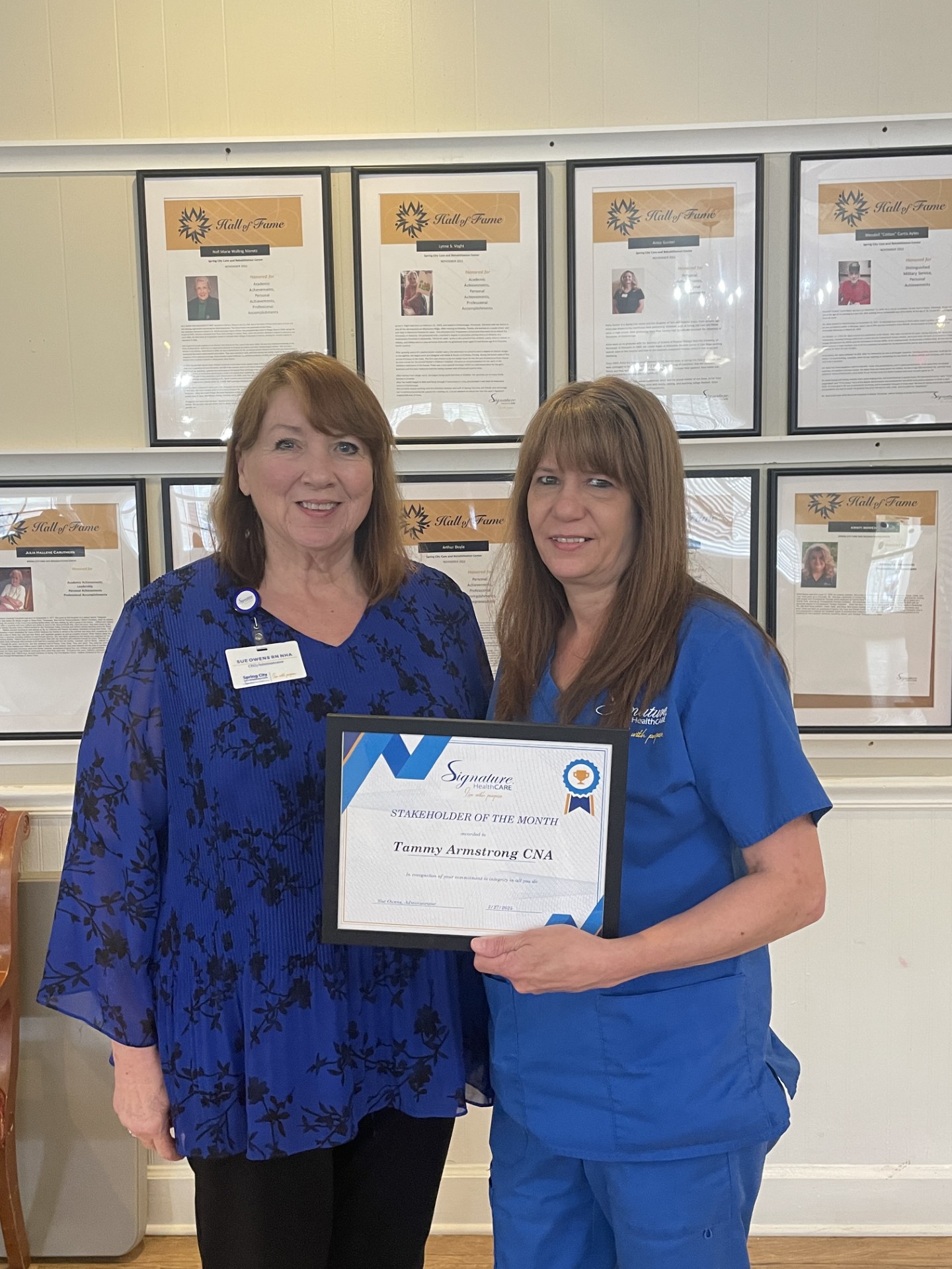 Spring City Care and Rehabilitation Center - We recently recognized our ...