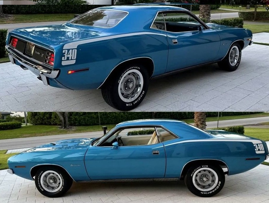 RestoMod - 1970 Plymouth Cuda 340 and this one just screams muscle car ...