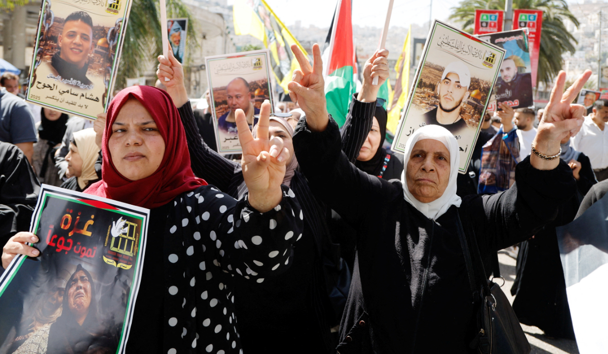 Arab News - Palestinians rally in West Bank to celebrate... | Facebook