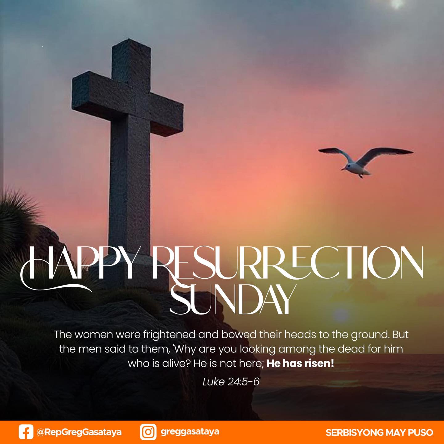 Greg - He has risen! Today, we are reminded that even in the darkest of ...