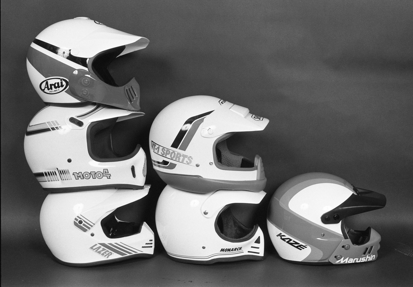 1980 bike helmet Mike Mosley Race Used All American Racers IndyCar Vintage New England cycling helmets