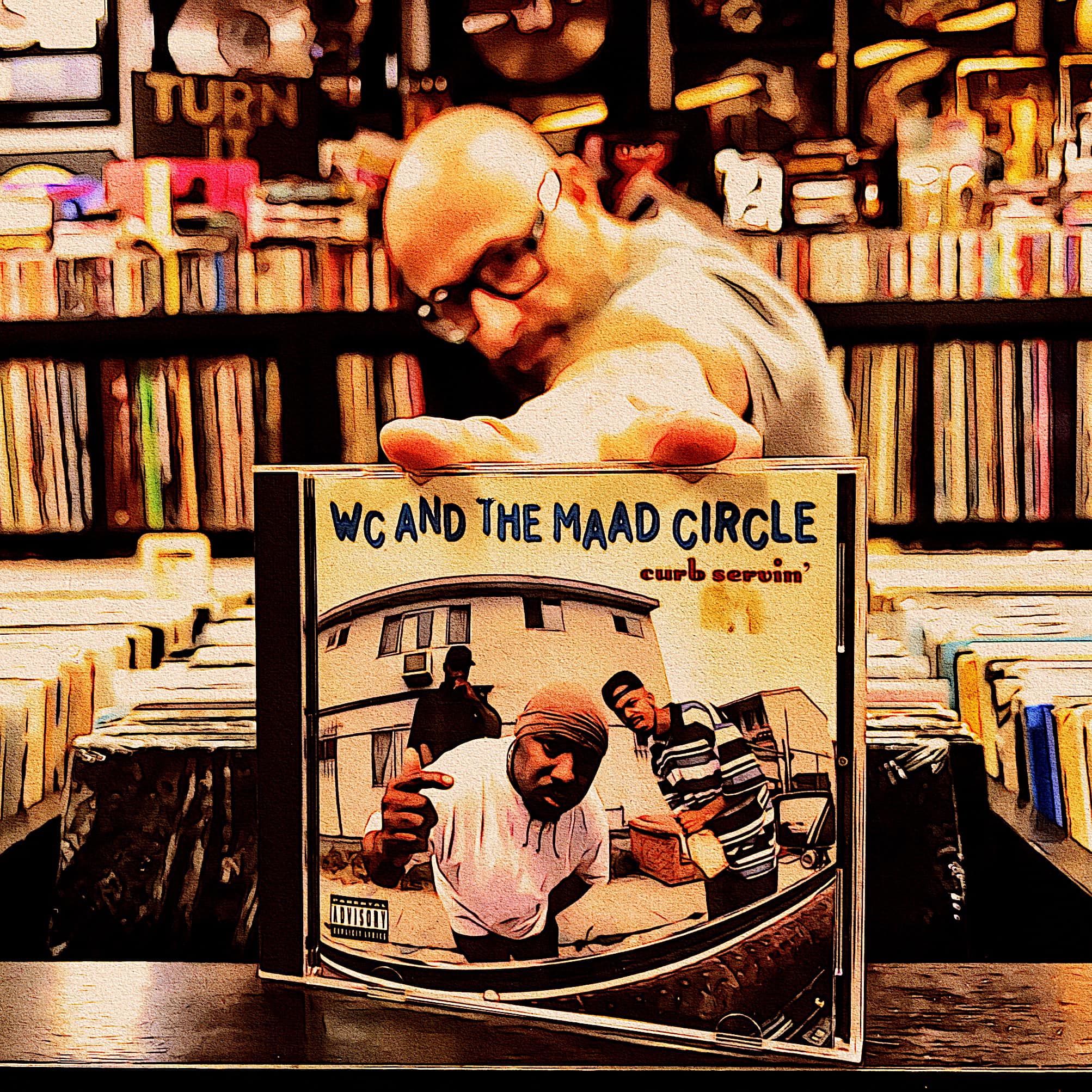 Curb Servin album by WC and The Maad Circle (1995)
