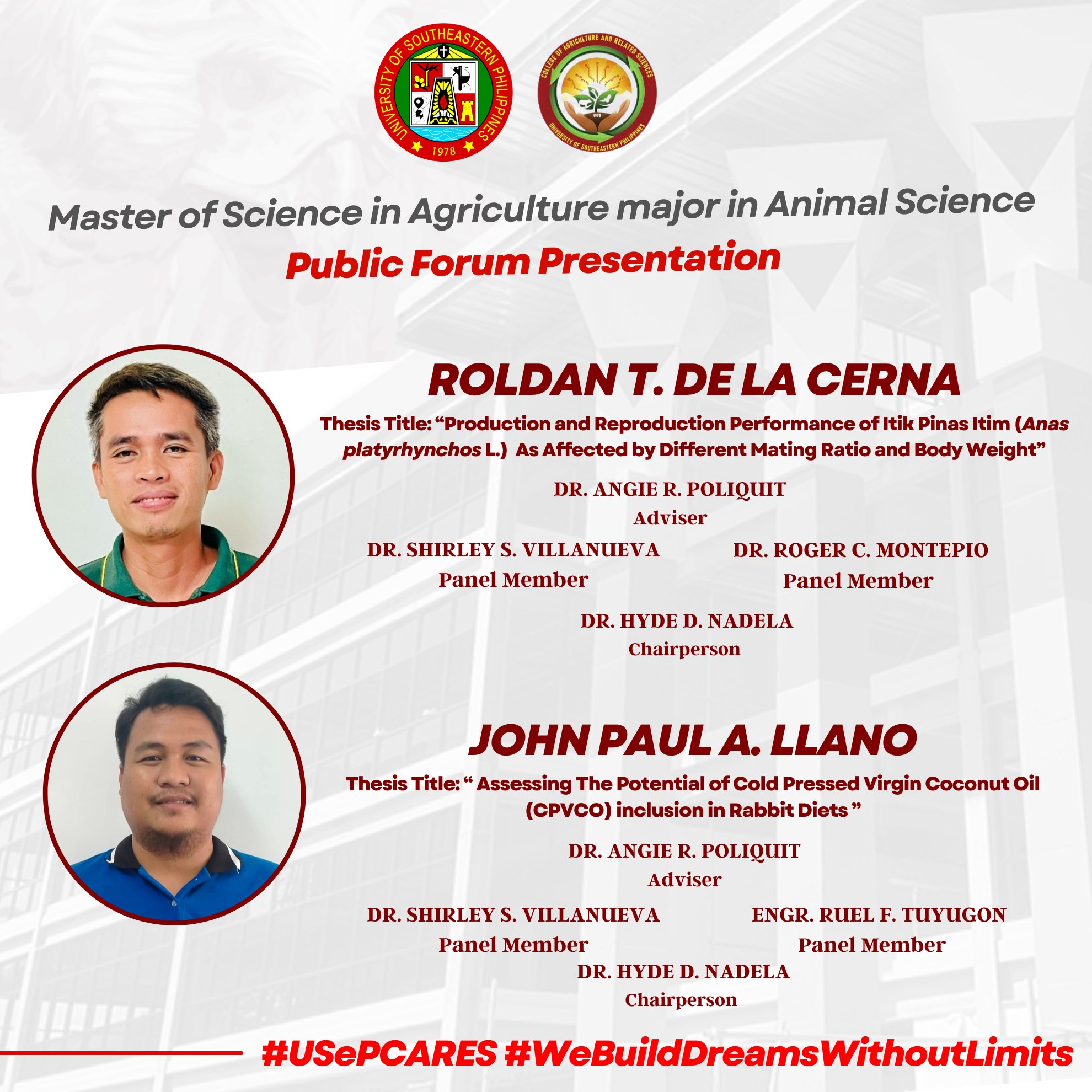 University of Southeastern Philippines Tagum-Mabini Campus added a new ...