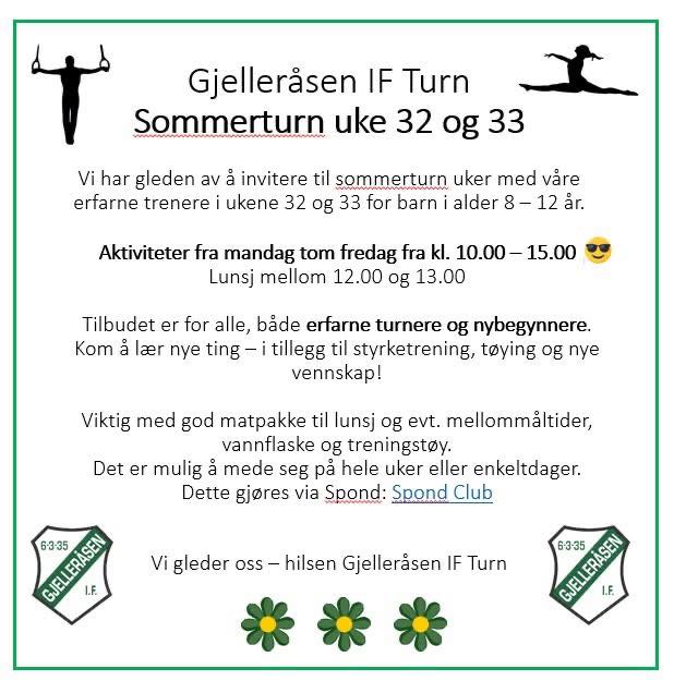 Denne uka har det vært full... - Gjelleråsen IF Turn | Facebook