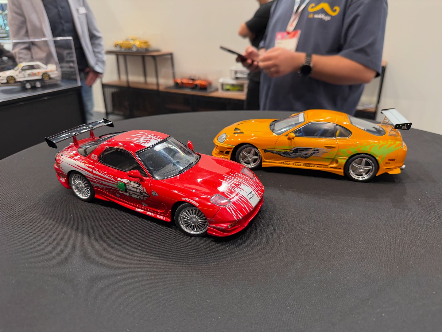 Early prototypes samples of the 1:18 scale Fast and Furious cara 