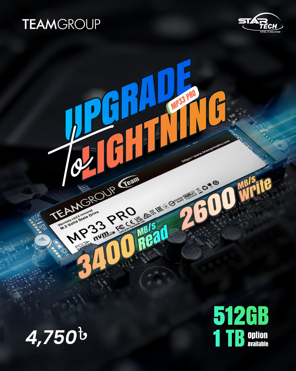 Upgrade to Lightning! ⚡️? Supercharge your PC with the Team 