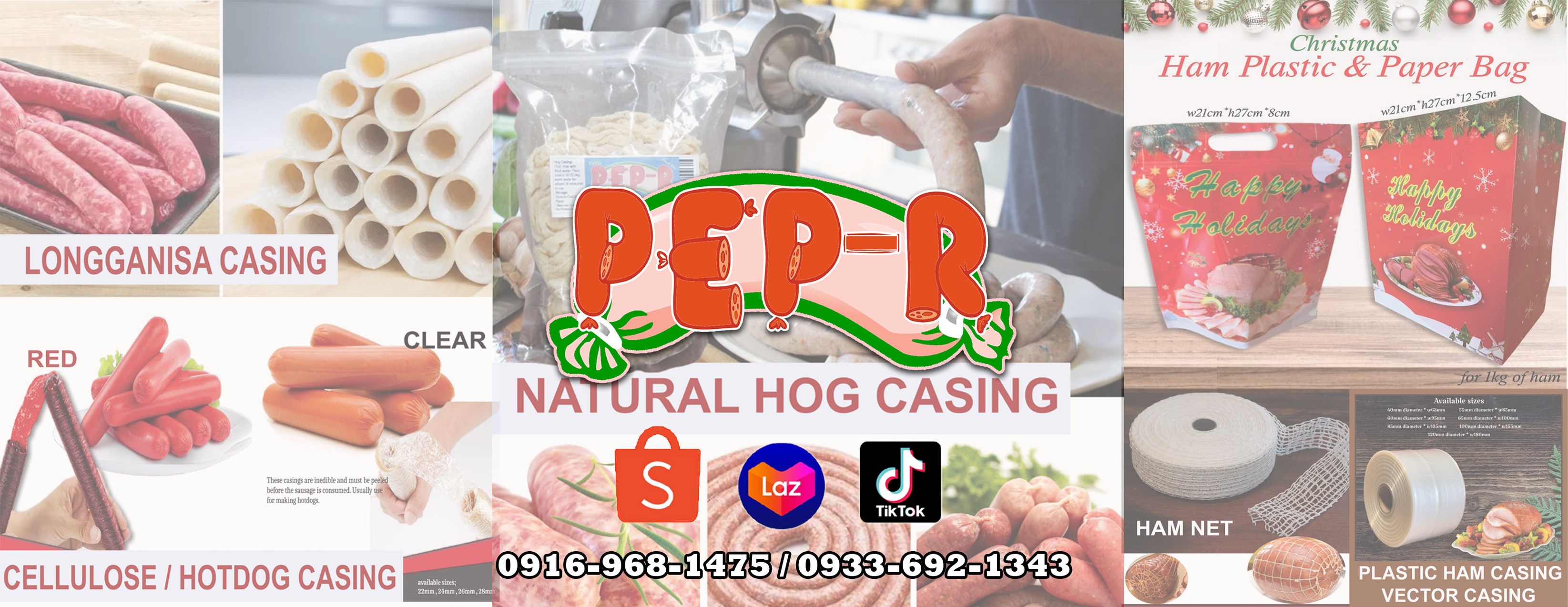 PEP-R Hog Casing / Sausage Casing / Longganisa Casing | San Fernando