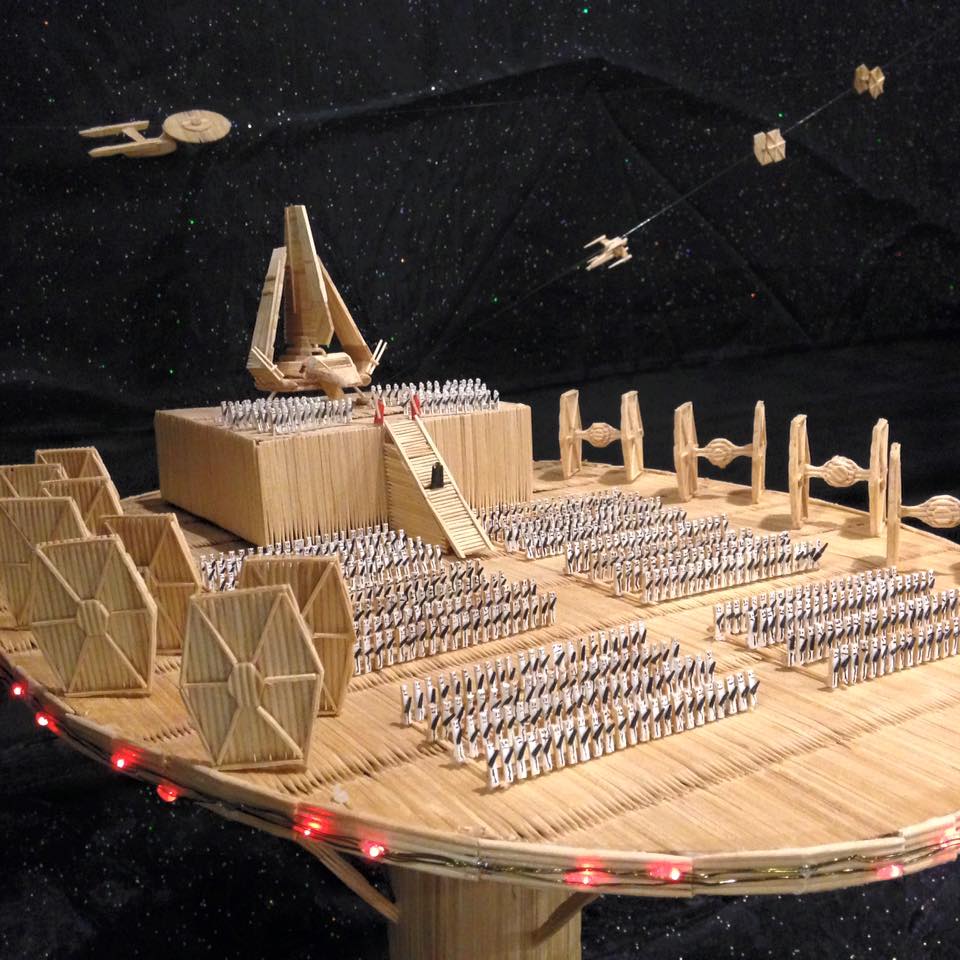 Toothpick World - Toothpick World: Sci-Fi exhibit now OPEN at the ...