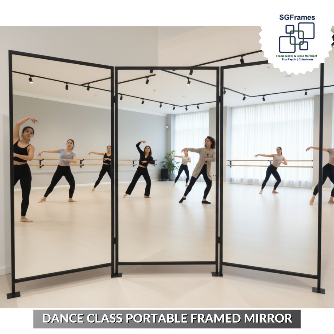 SG Frames - DANCE CLASS PORTABLE FRAME MIRROR 💃🪞 Perfect... | Facebook