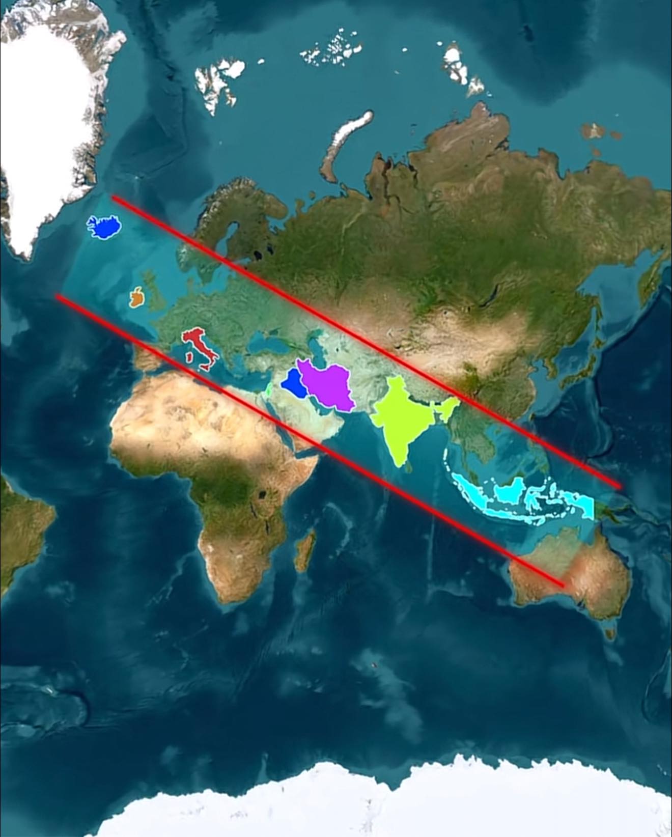 Geography - Did you know that several countries whose names begin with ...