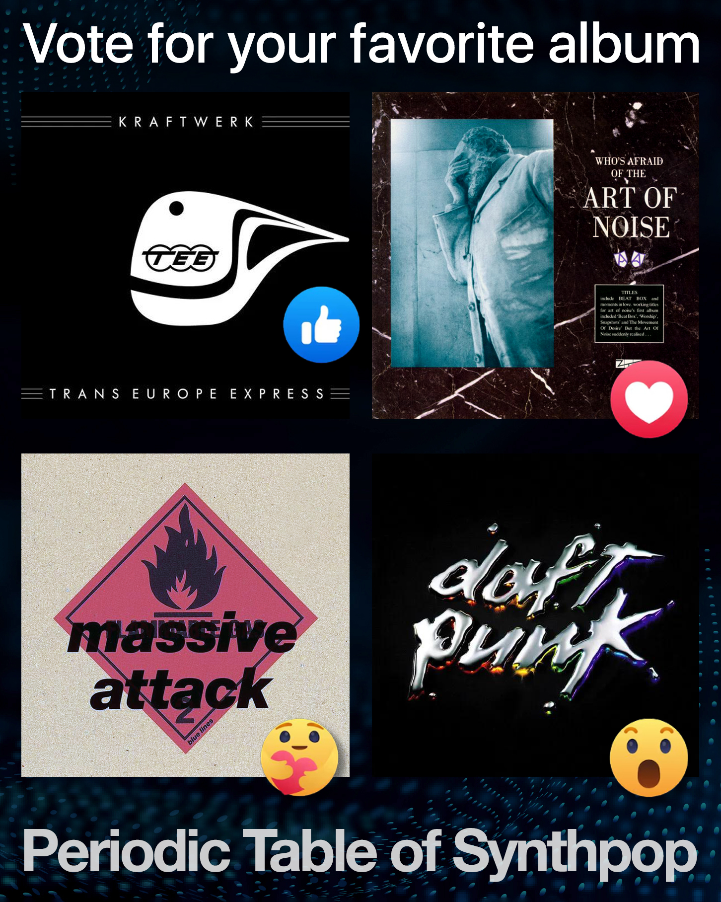 Of these four electronic... - Periodic Table of Synthpop | Facebook