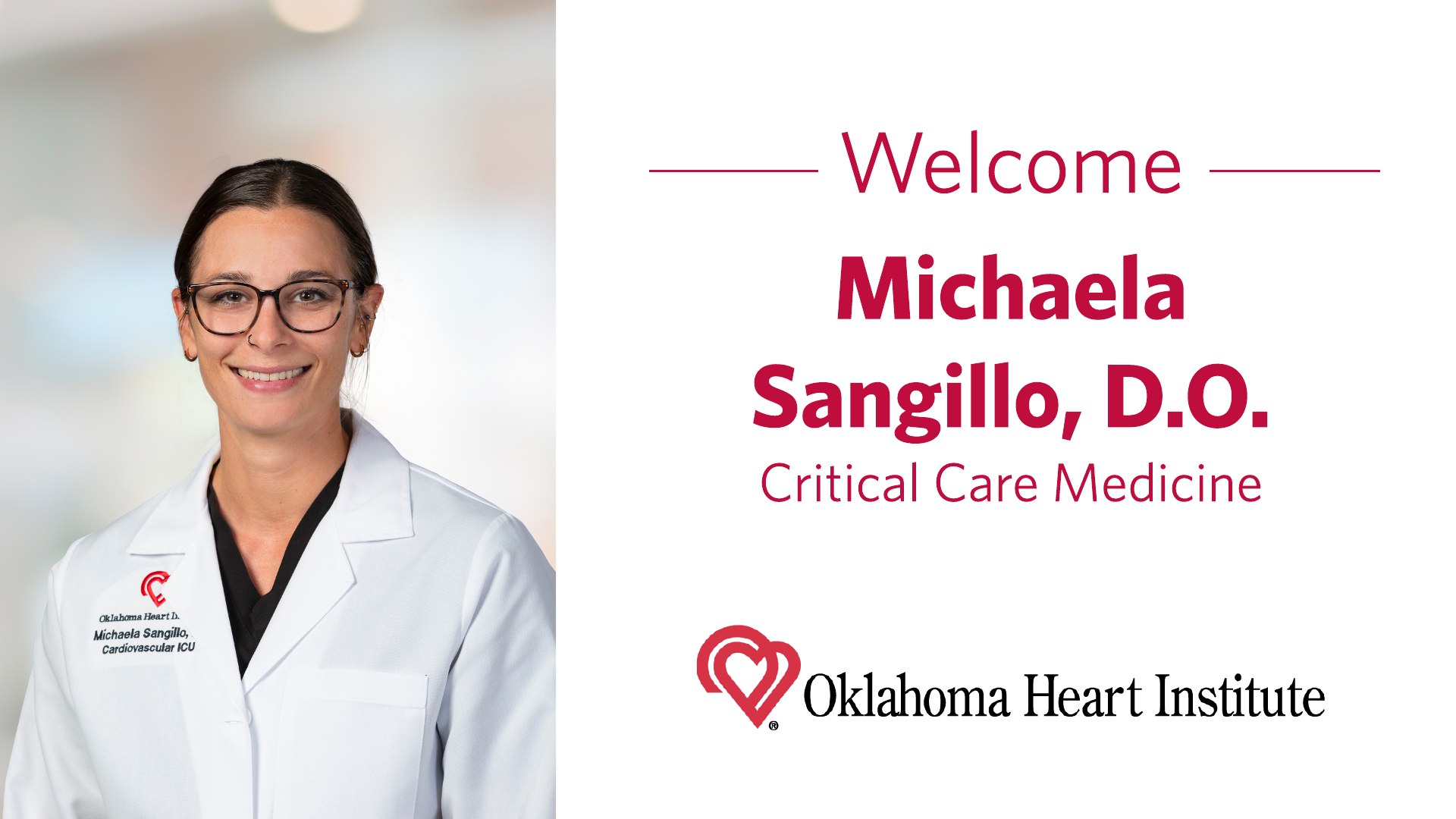 Oklahoma - Oklahoma Heart Institute (OHI) welcomes Dr. Michaela ...