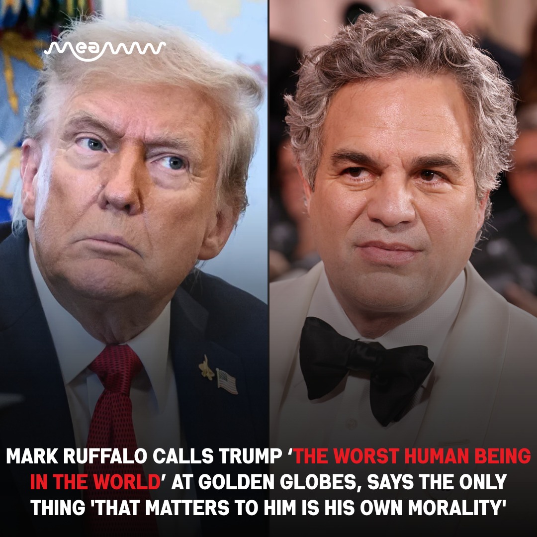 MEAWW - Mark Ruffalo had strong words for Trump on the red carpet of ...