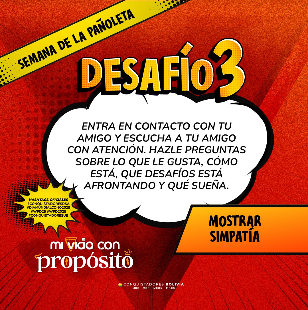 🔻 DESAFÍOS ACTIVADOS |... - Jóvenes Adventistas Bolivia | Facebook