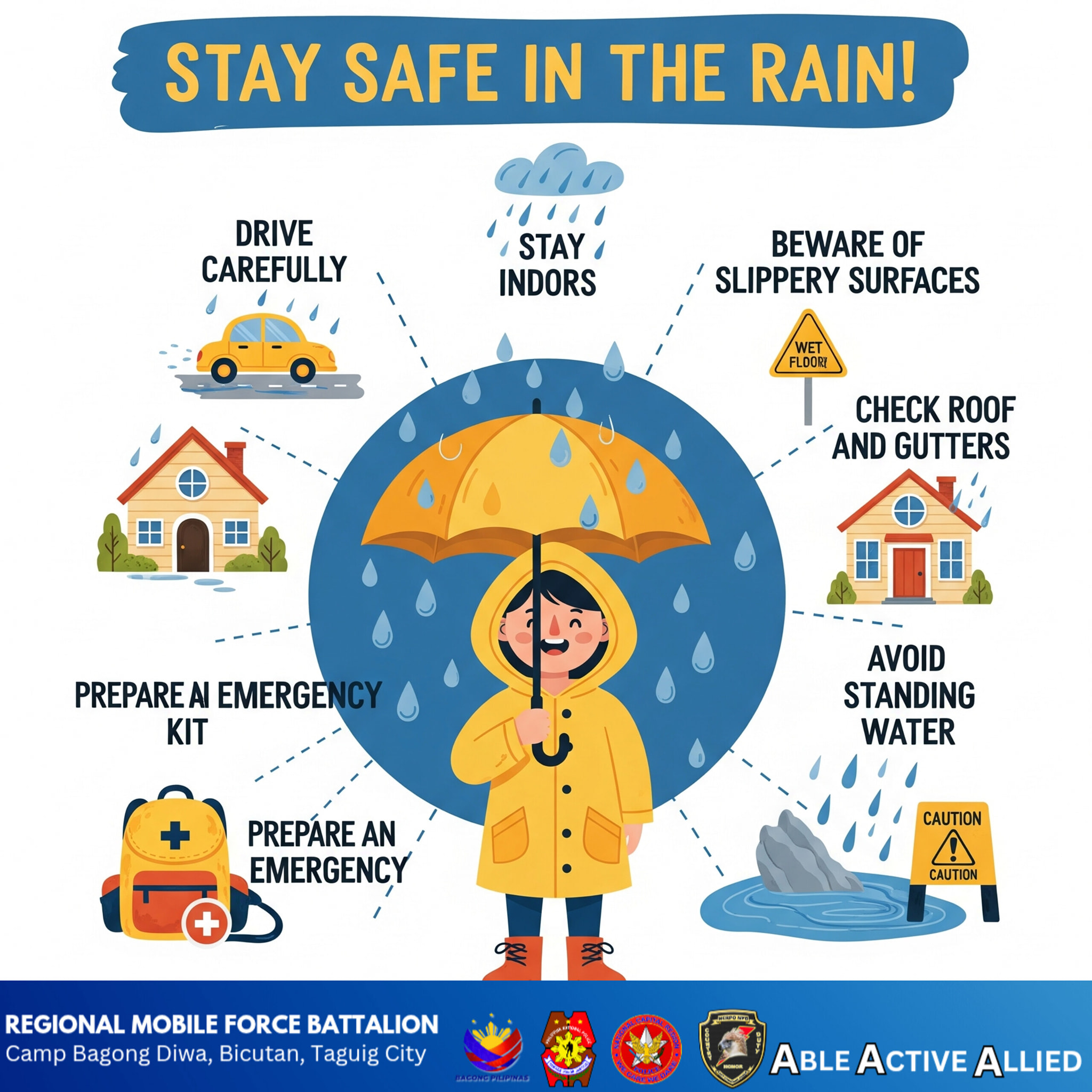 RMFB - Stay safe in the rain! #BAGONGPILIPINAS2025 #RMFBNCRPO # ...