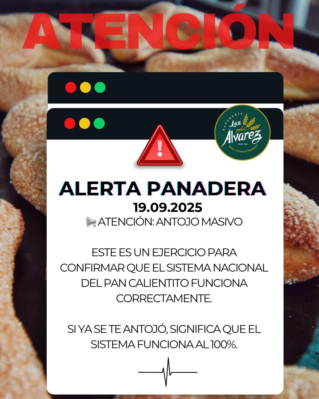 Las - 🚨 𝐀𝐋𝐄𝐑𝐓𝐀 𝐏𝐀𝐍𝐀𝐃𝐄𝐑𝐀 𝐀𝐂𝐓𝐈𝐕𝐀𝐃𝐀 🚨 Este es un simulacro para confirmar ...