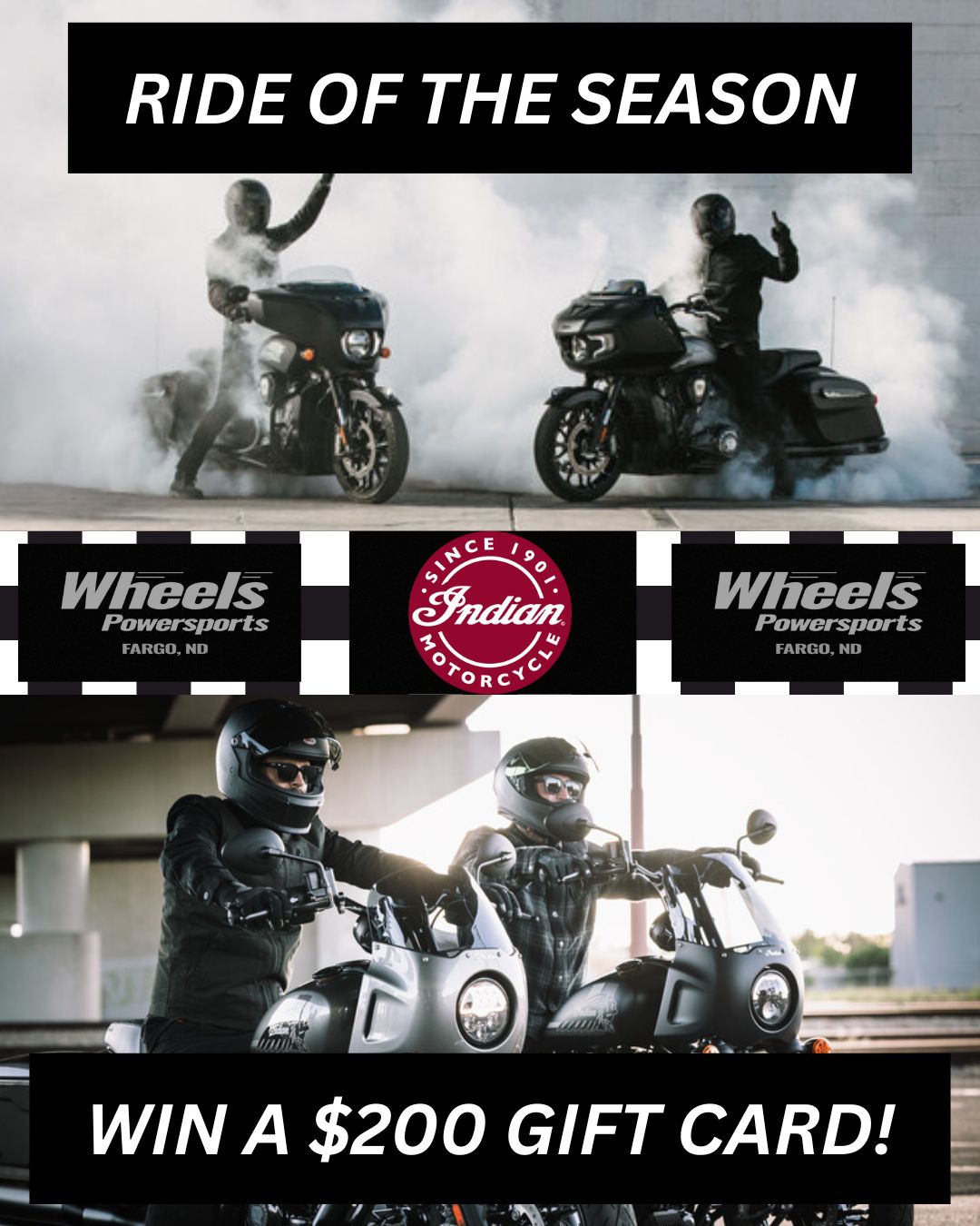 Wheels - 🏁 LAST CHANCE: Ride of the Season – Indian Motorcycle Edition ...