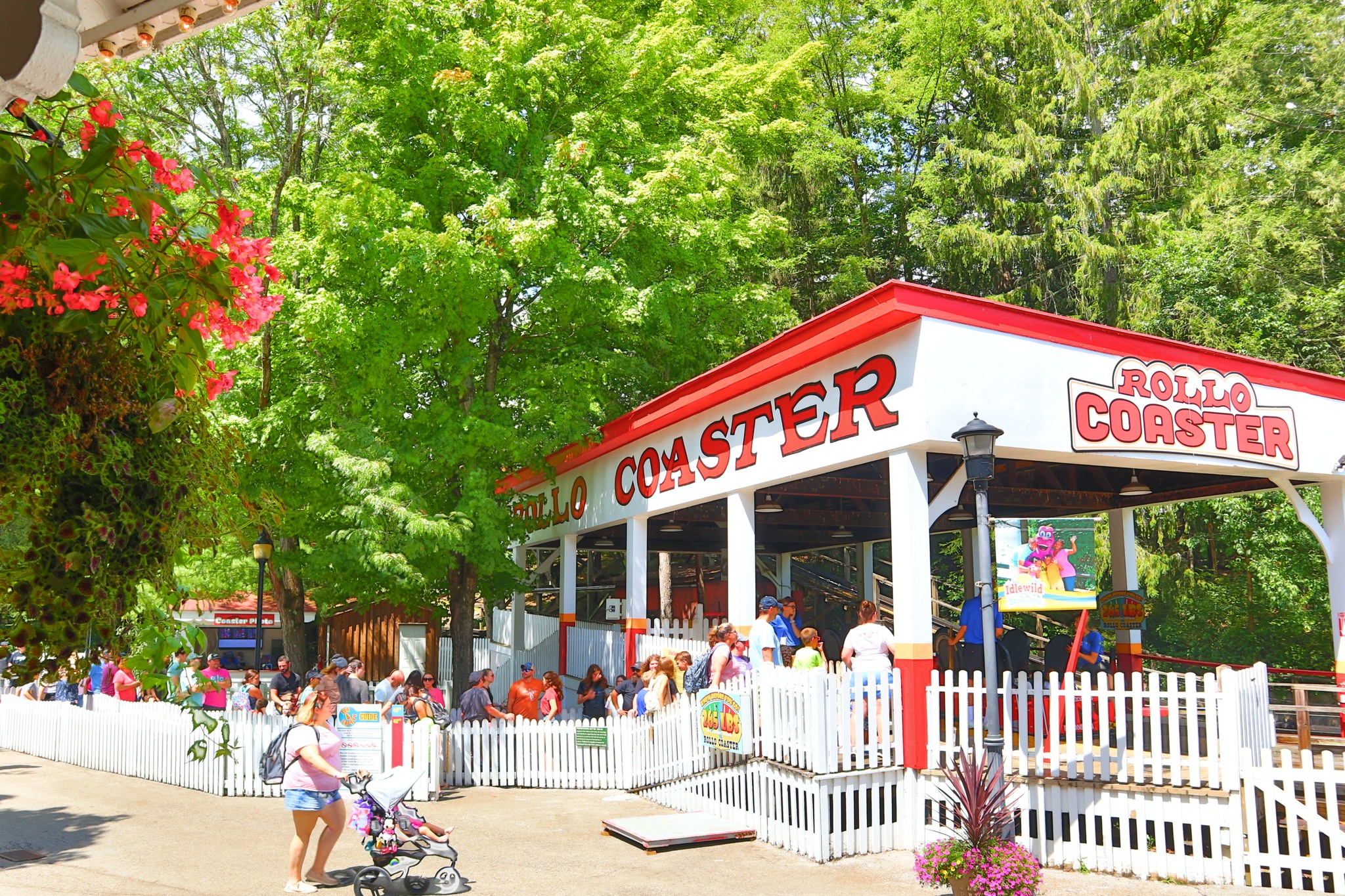 The 1938 Herb Schmeck Rollo Coaster at Idlewild Park in PA