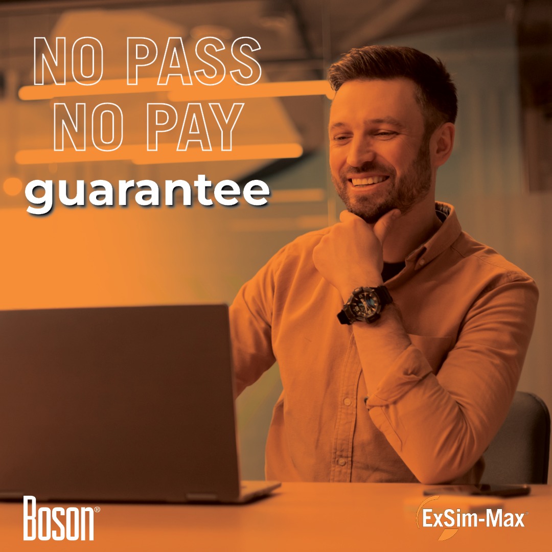 Boson - If you purchase ExSim-Max Practice Exam and don't pass the ...