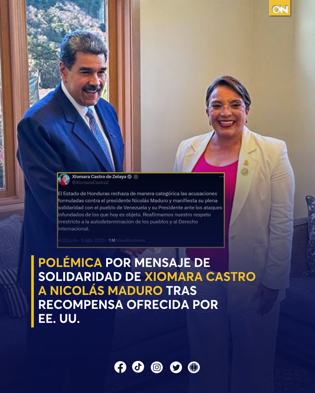Canal 11 - 🟡| El mensaje de la presidenta Xiomara Castro a... | Facebook