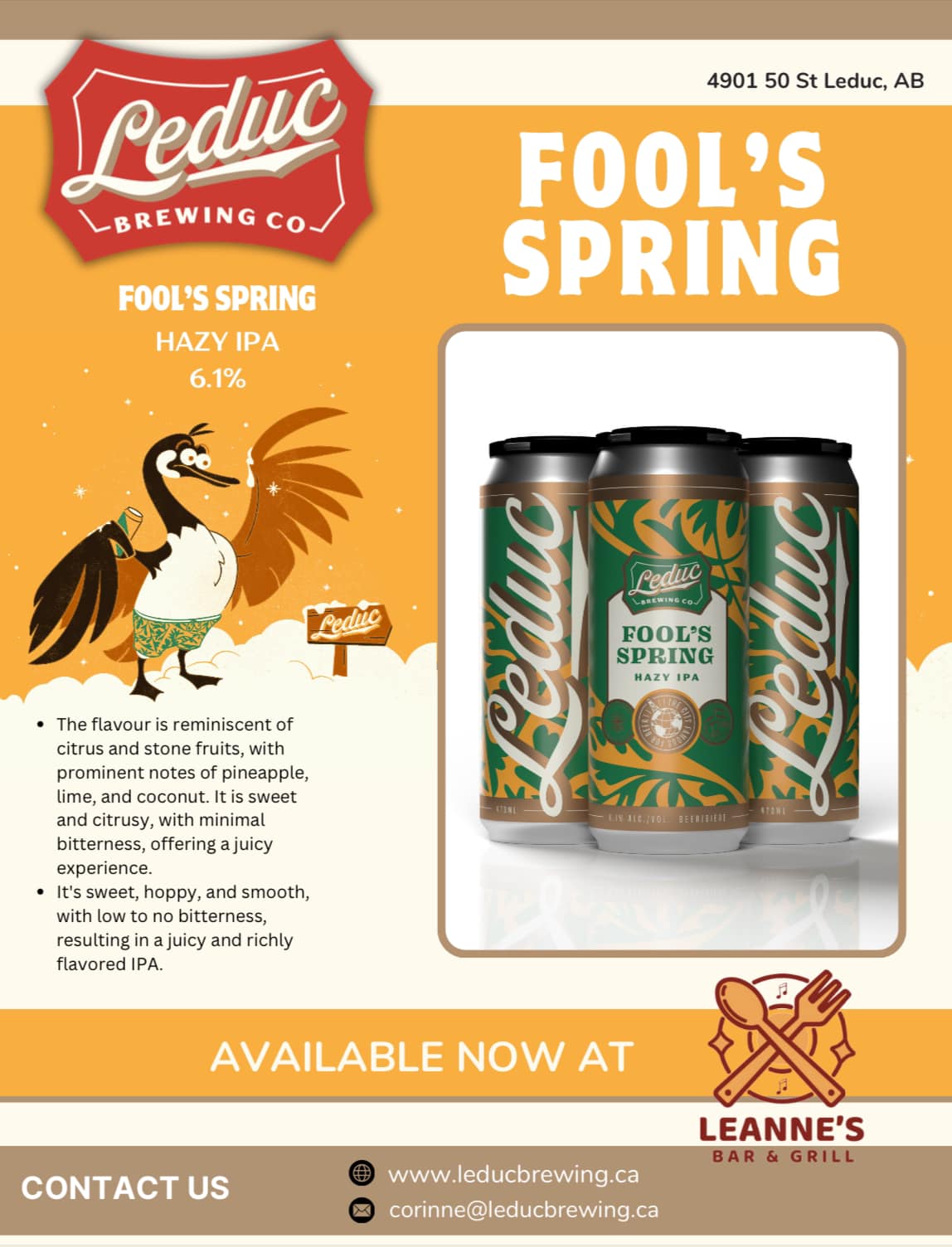 Leduc Brewing Company | Leduc AB
