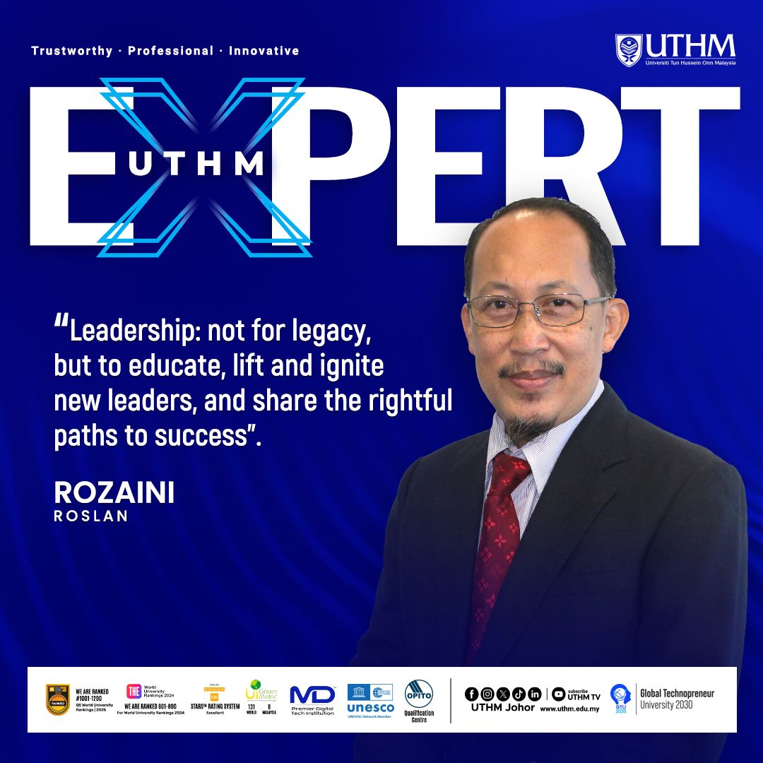 Universiti - Introducing our UTHM Expert of the month, Professor Dr ...