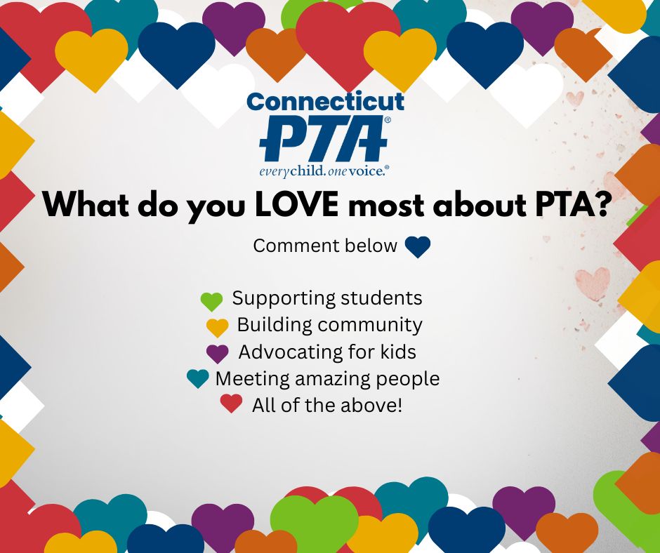 CT PTA - 🧡 February PTA Love Poll (Comment Edition!) 🧡 Not... | Facebook
