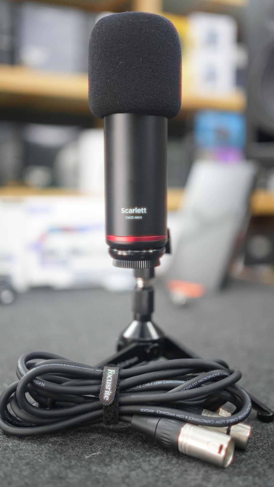 Focusrite Scarlett CM25 MKIII Condenser Microphone Price: 79$ with
