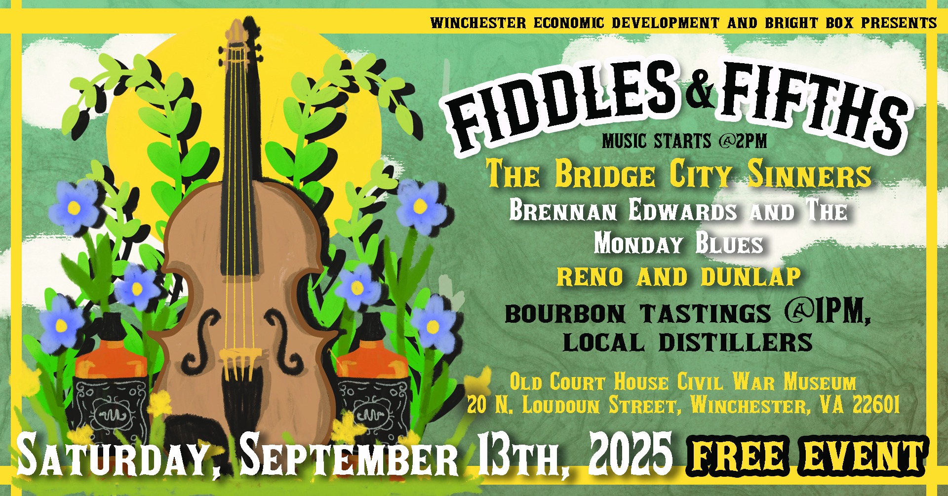 Bright - 🎻 We’re just a little over a week away from Fiddles & Fifths ...
