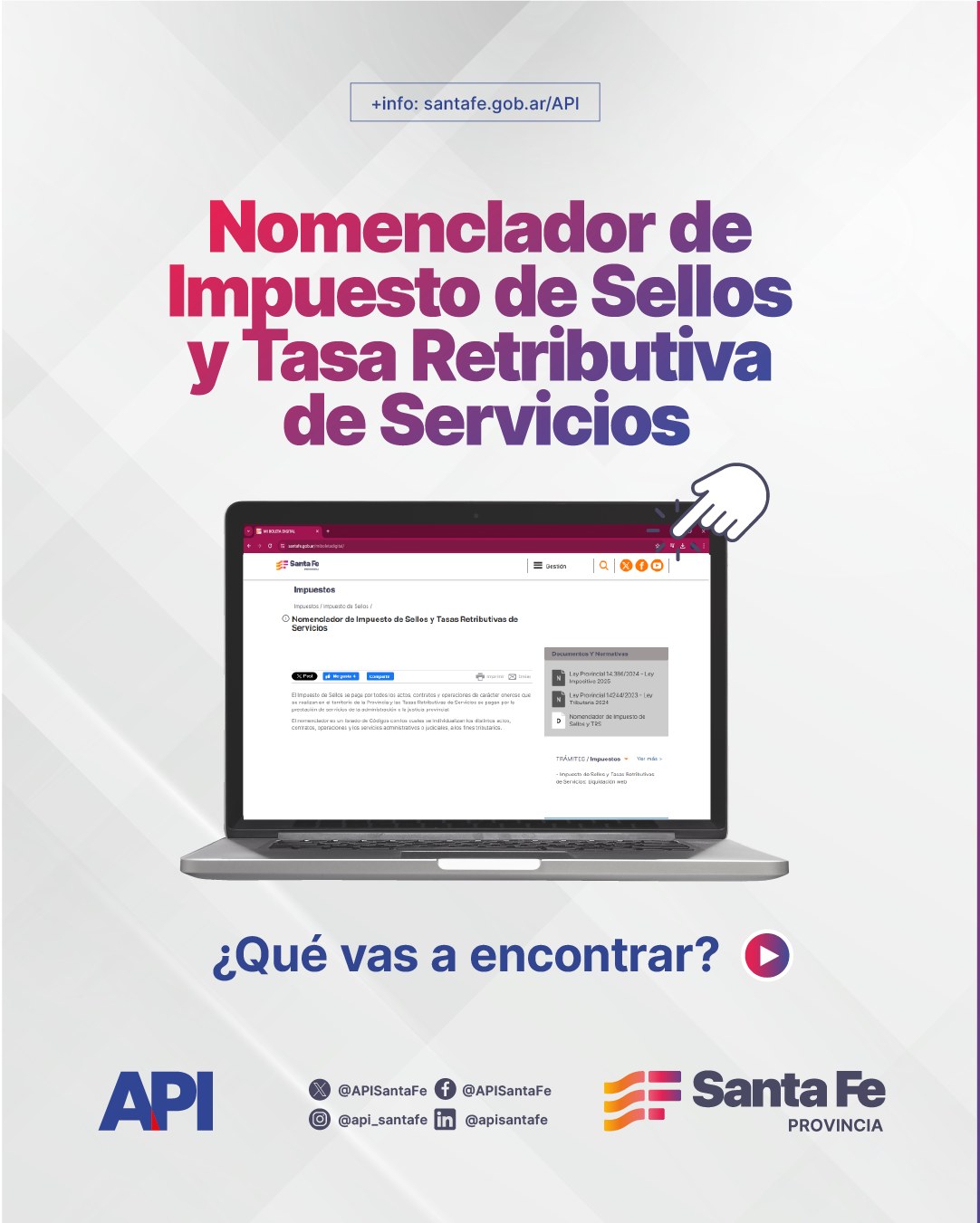 API Santa Fe - #SELLOS #NOMENCLADOR ℹ️El... | Facebook